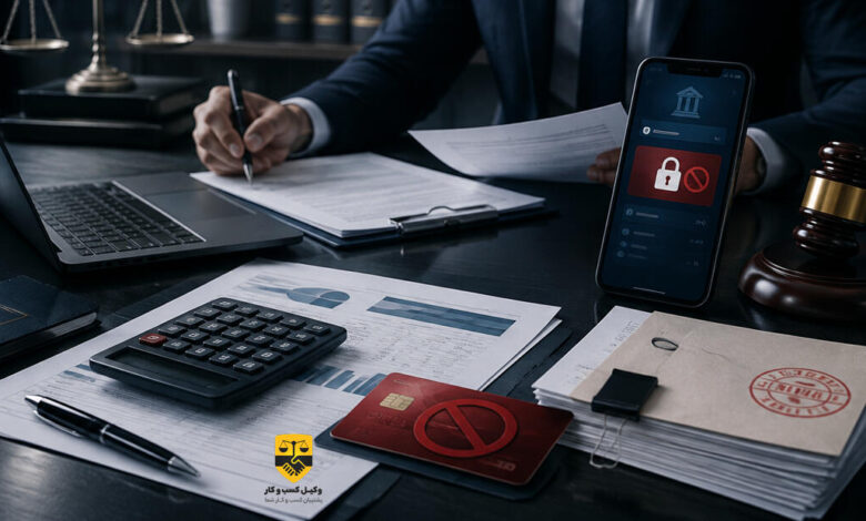 توقیف حساب مالیاتی